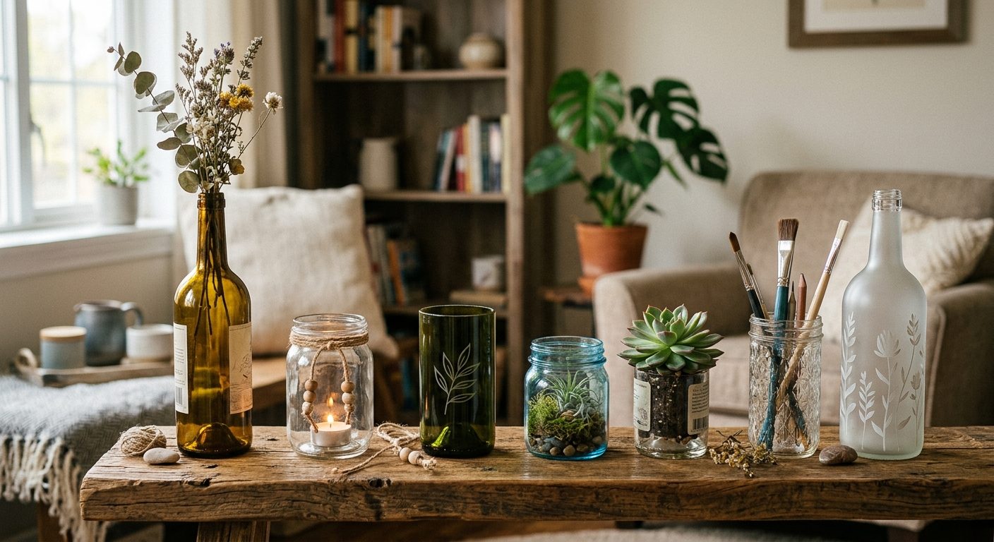 Genbrug af glas og flasker: Kreative projekter til hverdag